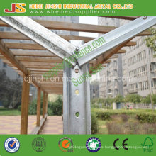 Galvanizado en forma de Y Vedado de enrejado Trellis Vertical Rail Line Post